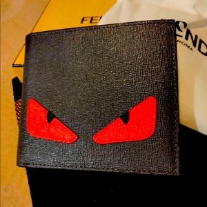 A rare Fendi monsters bifold wallet